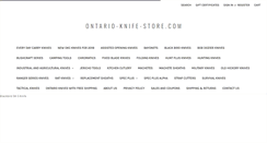 Desktop Screenshot of ontario-knife-store.com